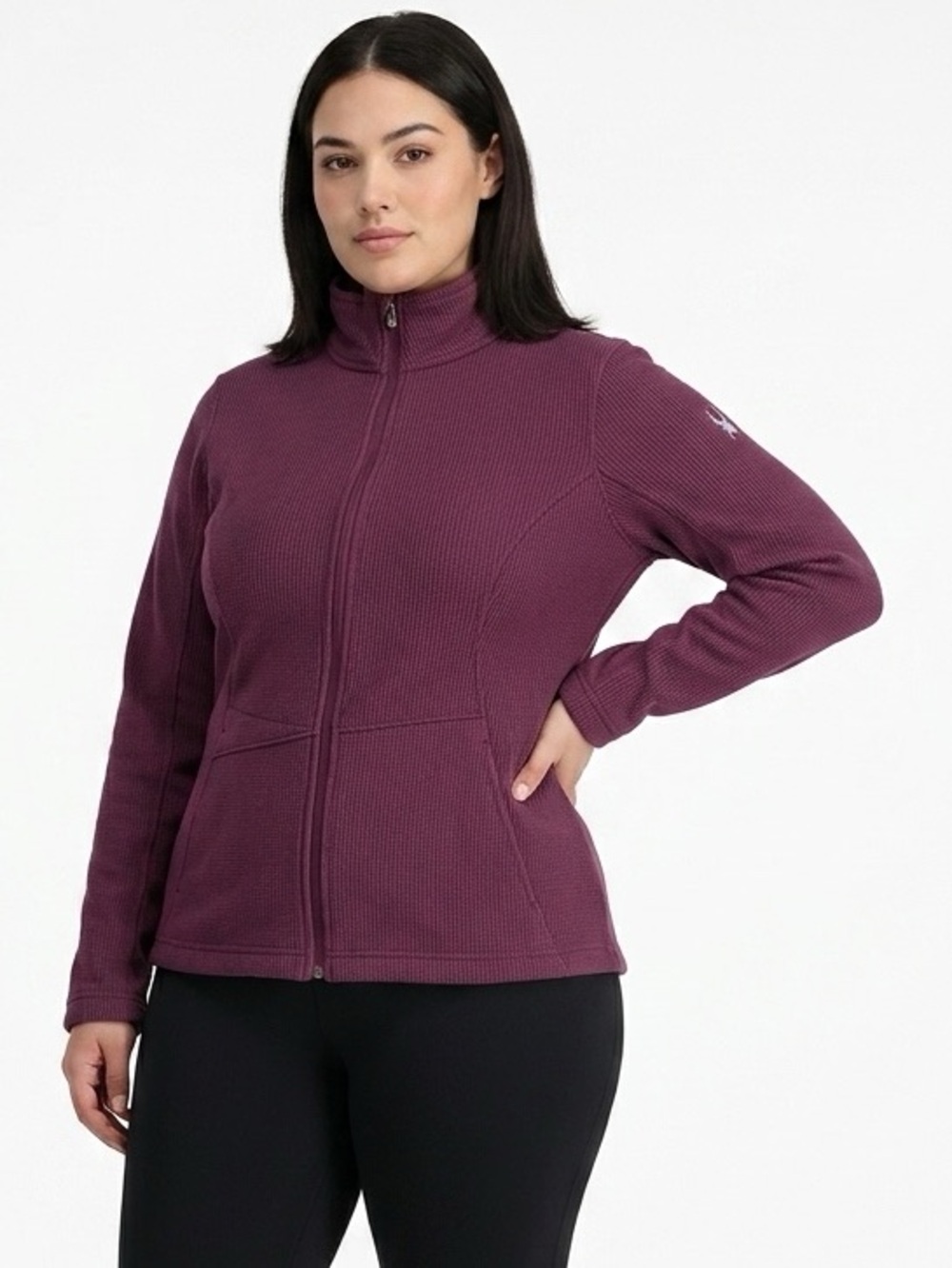 Spyder Women’s Endure Full Zip Stryke Fleece Jacket L Plum‎
